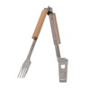 Grill Spatula Fork Tongs Durable Stainless Steel Food Tongs Multifunctional