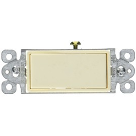 Morris 82063 Decorative Switch, 3 Way, 3 Poles, 15 Amp Current, 120V/277V, Almond
