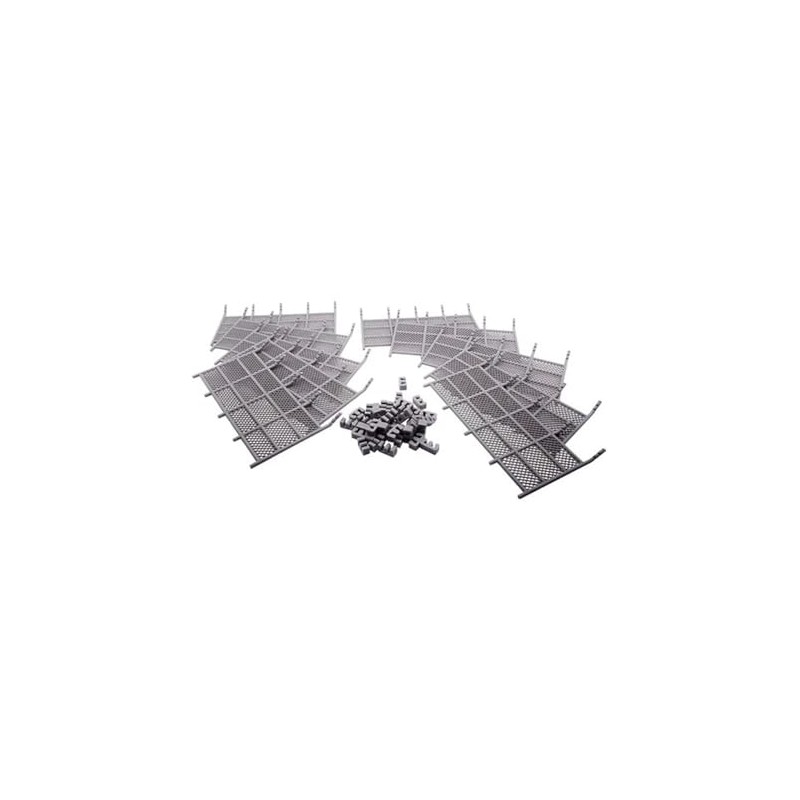 Monster Scenery: Chain Link Fences (Unpainted Tabletop Scenery Set)