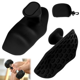 Dhqkqg Gym Hand Grips, Hand Grips for Weight Lifting, Gym Gloves for Women & Men, Anti-Slip Workout Grip, Rubber Hands Protector Gloves for Strength Training and Exercise, Weight Lifting, Dumbbell