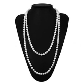 XNHIU 1920 Accessories 1920 Pearl Necklace Vintage Pearl Necklace Multi-Layer Pearl Necklace Gatsby Themed Party Dress Photo Props Clothing Accessories for Women