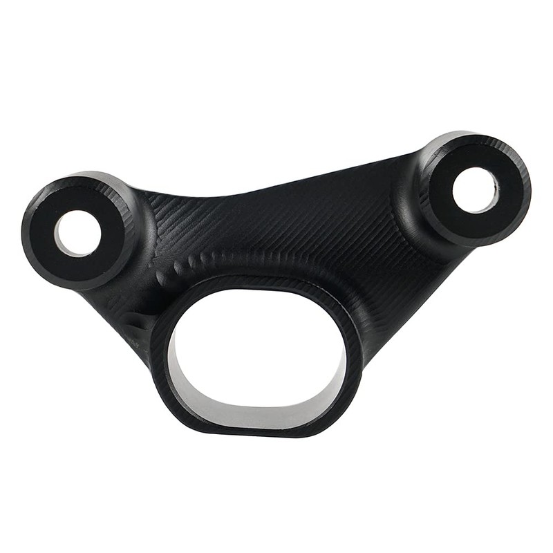 NICECNC Black Aluminum Motorcycle Exhaust Bracket Mount Hanger Muffler Bracket
