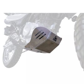Tusk Aluminum Skid Plate Silver For Honda XR150L 2023-2024