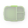 Bentgo Fresh Tray (Green) with Transparent Cover - Reusable, BPA-Free,