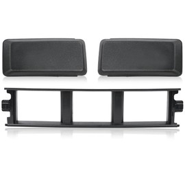 GRAND ORANGE Front Lower Grille Trim Panel & Bumper Guards Pads Inserts End Caps Compatible With Ford F150 2018-2020 JL3Z17B968BB ABS