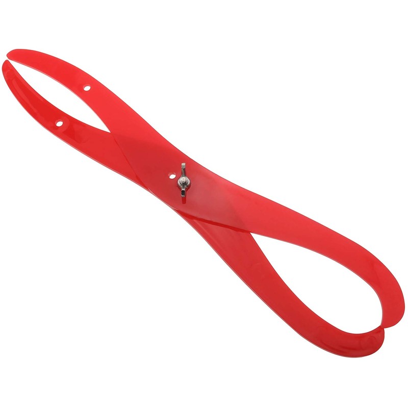 E-outstanding Calibrador de pierna doblada de 15,2 cm de plástico