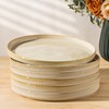 theterra Dinner Plates Set of 6, 10.25 Inch Ceramic Dinner