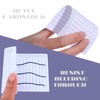 Vertical Ruled Index Cards 3x5 with Check Boxes,Double Sided Ruled