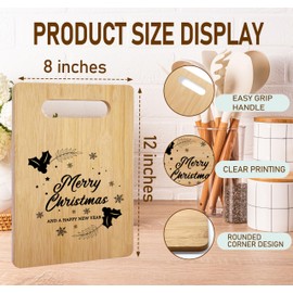 Christmas Cutting Board Gifts, Merry Christmas Charcuterie Board, Holiday Charcuterie Board, Home Kitchen Decorations, Christma Gifts For Family Friends Coworkers Neighbors -A17