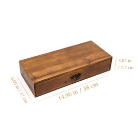 BONNY DODO Wooden Drawers Organizer Soild Desktop Drawer Storage Box Organizer With Drawers, Office Organization for Countertop Table To Store Mail, Phone, Suppliers, Glasses (Wood)