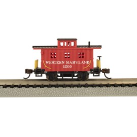 Bachmann Trains - Old-TIME Bobber Caboose - Western Maryland® #1200 - N Scale