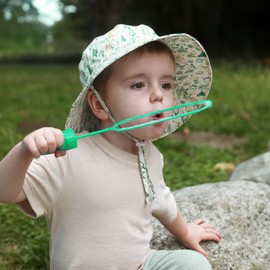 Jan & Jul Adjustable Cotton Sun Hat for Baby and Kids with UPF 50 Sun Protection, Camp Grove