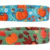 BoomBone 2 Pack Thanksgiving Cat Collar,Safety Puppy Collars Breakaway with