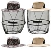 T Tersely 2 Pack Mosquito Head Net Hat,Breathable Outdoor Sun