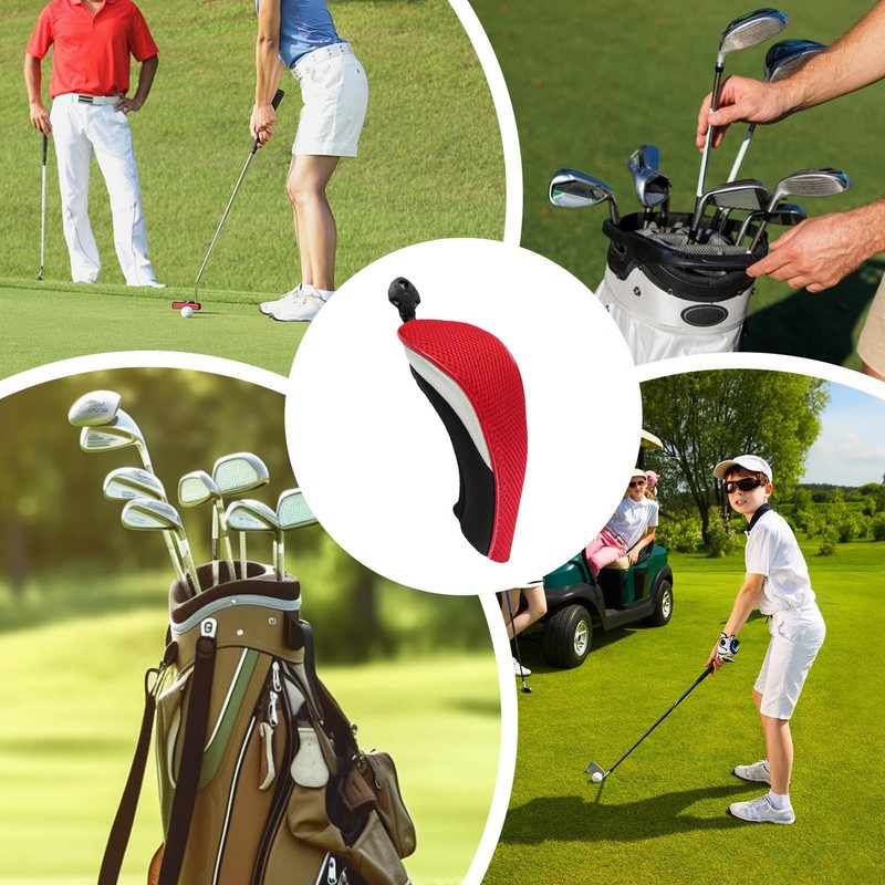 Golf Driver Head Covers,Golf Club Protective Cover | Water-Resistant, Protective