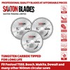 Saxton TCT Circular Wood Saw Blades 160mm x 48T x