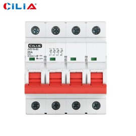 CILIA Isolator Switch 25A/40A/63A 4P 415V AC Mounting on DIN Rail Requires 4 Modules JVD16-63-4P (JVD16-63-4P-40A)
