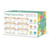 Sage Spoonfuls Borosilicate Glass Baby Food Containers with Lids -
