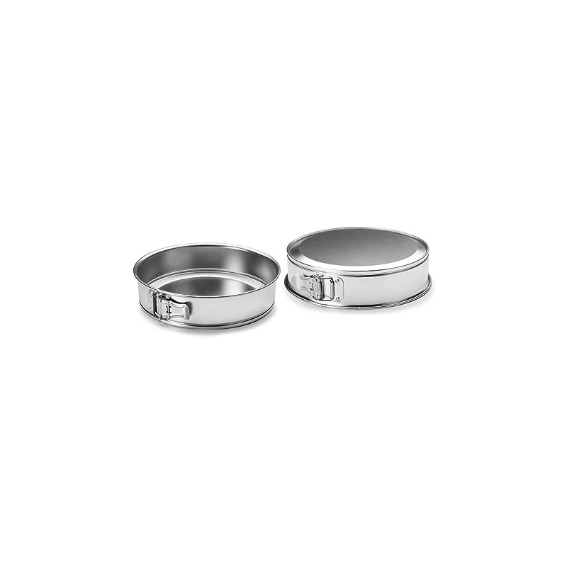 Ibili springform pan set, metal, silver, 26 x 26 x