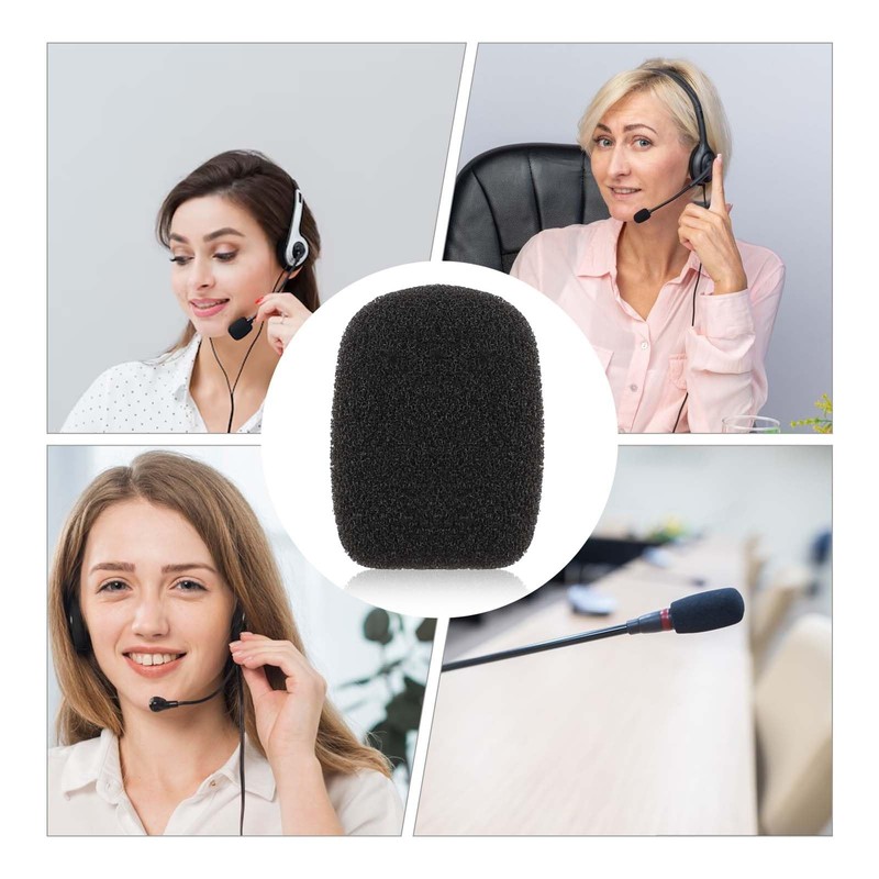 Bewudy Pack of 10 Microphone Wind Protection, Pop Protection Microphone,