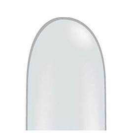 Qualatex 646Q Large Twisting Balloons, Diamond Clear Jewel, 6" X 46", 50/Pack
