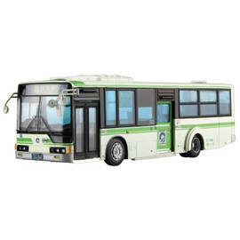 Aoshima Bunka Kyozai 1/80 Working Vehicle Series No. 2 Mitsubishi Fuso MP37 Aero Star (Osaka City Bus) Plastic Model