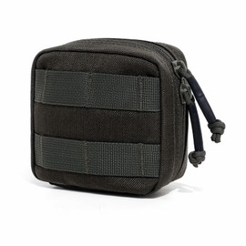 Dotacty Small MED Kits Holder Duty Belt Gloves Pouch MOLLE Tactical Vest Nasal Spray Case Compact IFAK Carrier Backpack Wallet Cards Knife Gadgets Mini EDC Organizer Bag Ranger Green