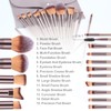 HEYMKGO Makeup Brush Set, Professional Make Up Brush Set, 15