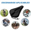 QICHEN Cojín para Asiento de Bicicleta,Funda para Asiento de Bicicleta