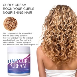Curl Defining Cream Hair-Smoothing Curl Cream Moisturising Anti-Frizz Curl Activator Cream Hair Care Styling Cream Hair For All Hair Type,8.8Oz
