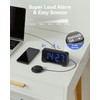 Vibrating Alarm Clock for Heavy Sleepers, Digital Alarm Clock with