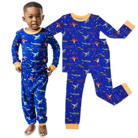 Zip N' Bear Buttery Soft Pajamas for Kids - Styled By Kardashians - Sky Sleepers Pajamas For Boys - Naturally Hypoallergenic and Ultra-Breathable - Age 3 Years Multicolor