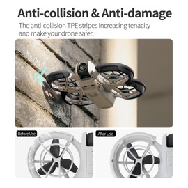 Fututech Protection Ring for DJI Neo Propeller Protector Drone Cover Propeller Accessories (Orange)