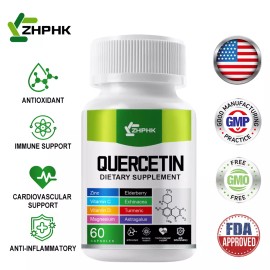Quercetina 1000mg, Zinc, Vitamina C, Vitamina D, Magnesio - 9 en 1 Apoyo Inmunológico