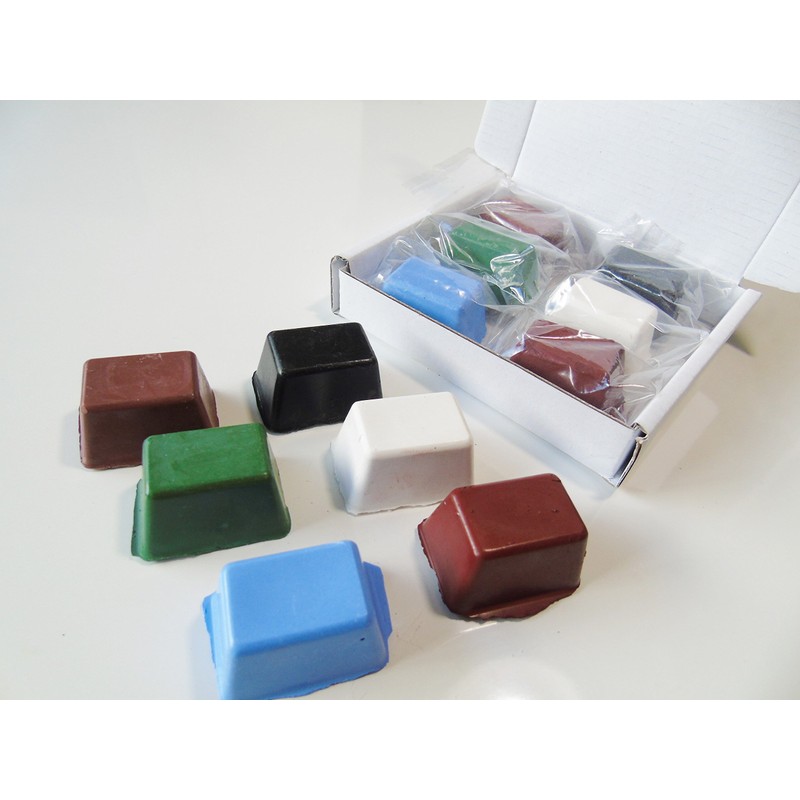 JEWELLERS Buffing Rouge Polishing Compound precious metal polishing, BROWN, GREEN,