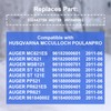 showingo 532442759 Snow Blower Auger Blade Set (2 Pack) -Rubber