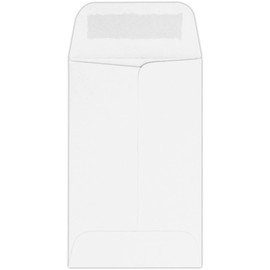 LUX Paper #1 Coin Envelopes (2-1/4 x 3-1/2) - 24lb. Bright White (1000 Qty.) | Perfect The Holidays, Birthdays, Graduations, Company Bonuses, Gifts, Money and More! | 94623-1M