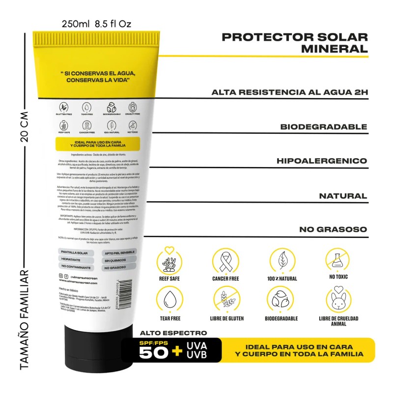 Kit Protector Solar Ulmar Facial Piel Sensible Corporal