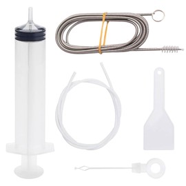 Kühlschrank Reinigungsset, 5 Stück Kühlschrank Abfluss Reinigung, Kühlschrank Reiniger, Wiederverwendbare Rohrreinigungsbürste, Kühlschrank Reinigung Set Abflussloch, Abflussrohr-Reinigungsbürste (6)