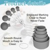 10-Piece Stainless Steel Measuring Set with Stackable Cups and Spoons