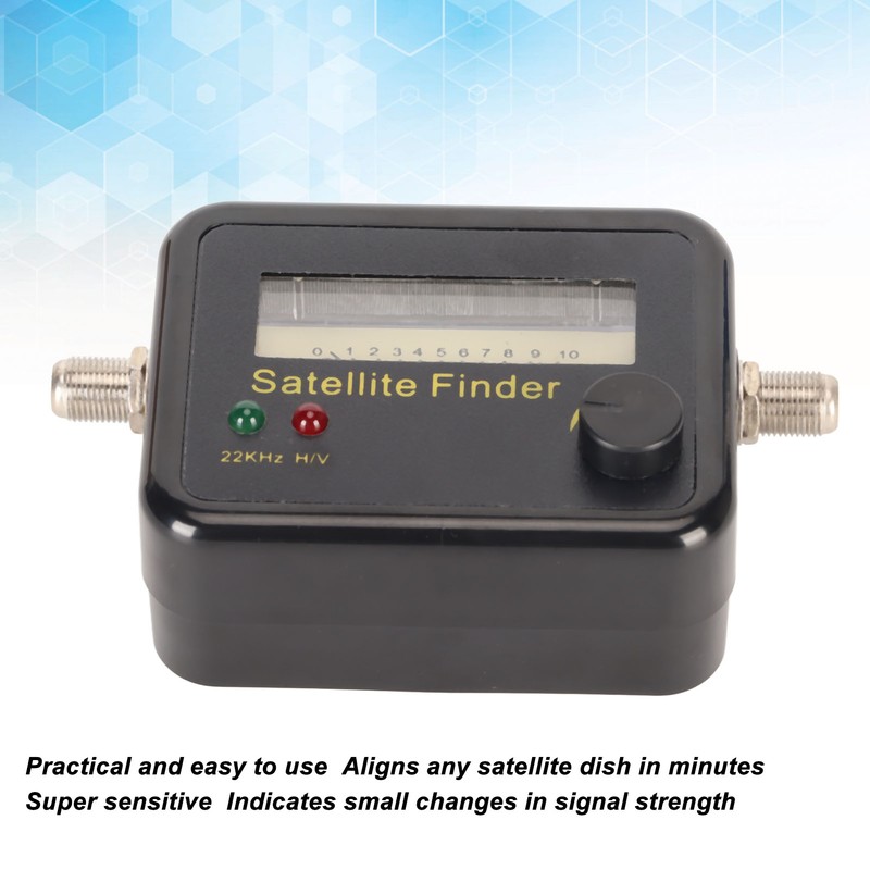 Satellite Strength Meter Ultra Sensitive Portable Digital Satellite Signal Finder