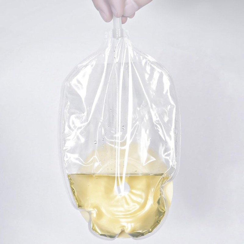 ieron 10pcs One-Piece Urostomy Bags, Anti-leak Drainable Stoma Bags for