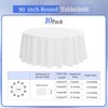 10 Pack Polyester Tablecloth,Polyester Table Cloth for Rectangle/Round Tables, Stain
