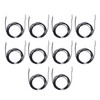 10Pcs Temperature Sensor Probe NTC Thermistor Temp Transducer Cold Pressed