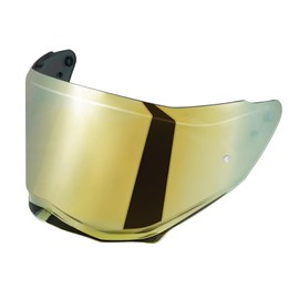 JQF Gear Helmet Visor for Sedici Duale Helmet Shield Mips Parlare for SEDICI Forged Carbon Helmets Replacement Shield (Dark Gold)