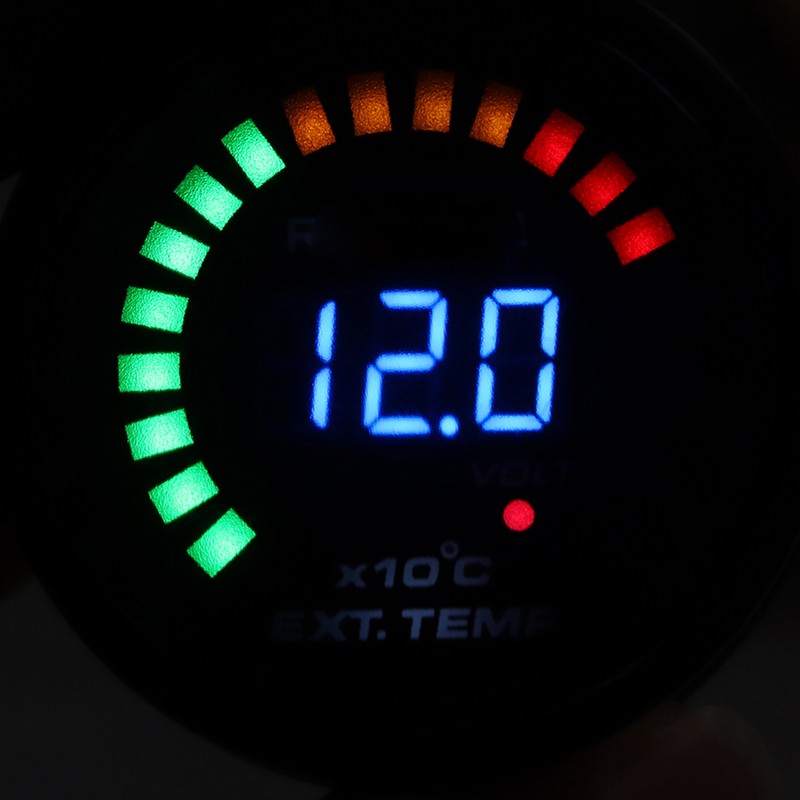 2in 52mm Exhaust Gas Temp Gauge LED EGT Digital Meter