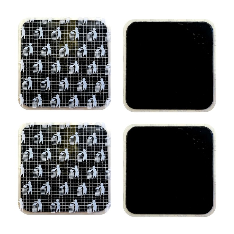 4 x Gel Pads 100% Compatible with Compex Corebelt Belly