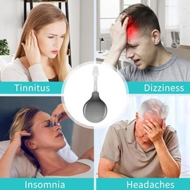 Peakloong Ear Pressure Relief Suction Device Airplane Ear Pressure Relief Through Inner Ear Pressure Balance Airplane Ear Pressure Relief Gray