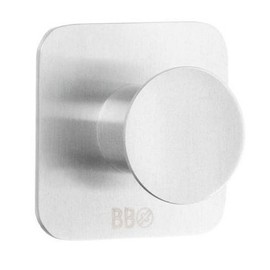 Smedbo Design Hook Self Adhesive Brushed Stainless Steel