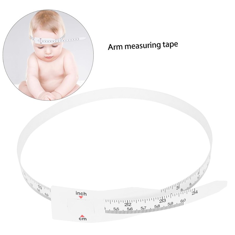 Cinta Métrica para Medir Circunferencia Cabeza, Flexible de Pp, Calibración